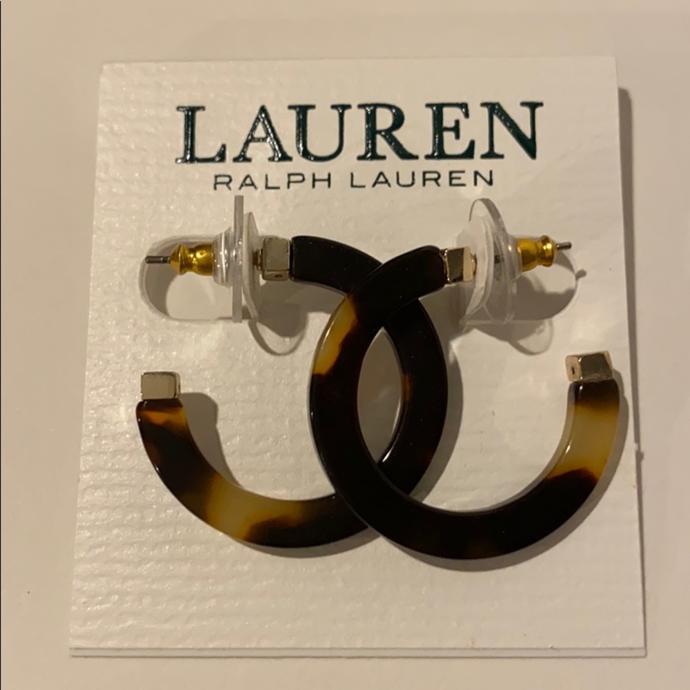 LAUREN RALPH LAUREN Tortoiseshell-Look Earrings